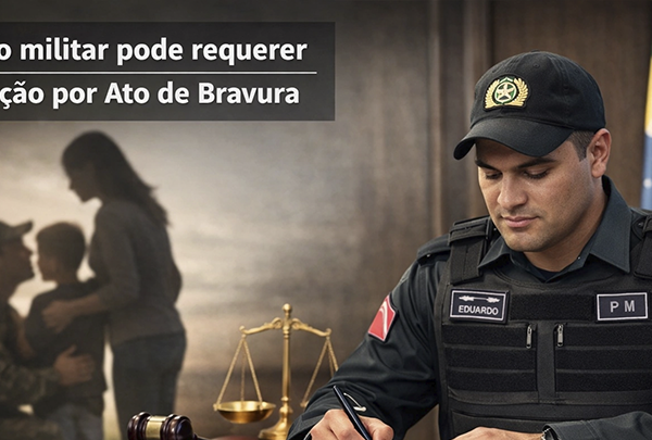 Como o militar pode requerer promoção por Ato de Bravura