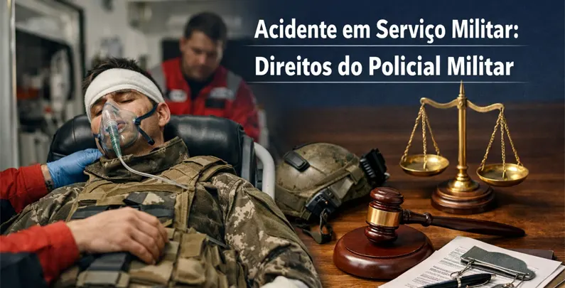 Acidente em Serviço Militar Direitos do Policial Militar