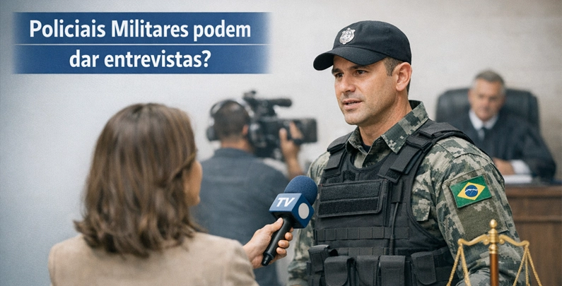 Policiais Militares podem dar entrevistas