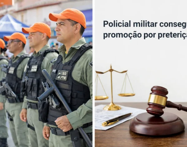 Policial militar consegue promoção