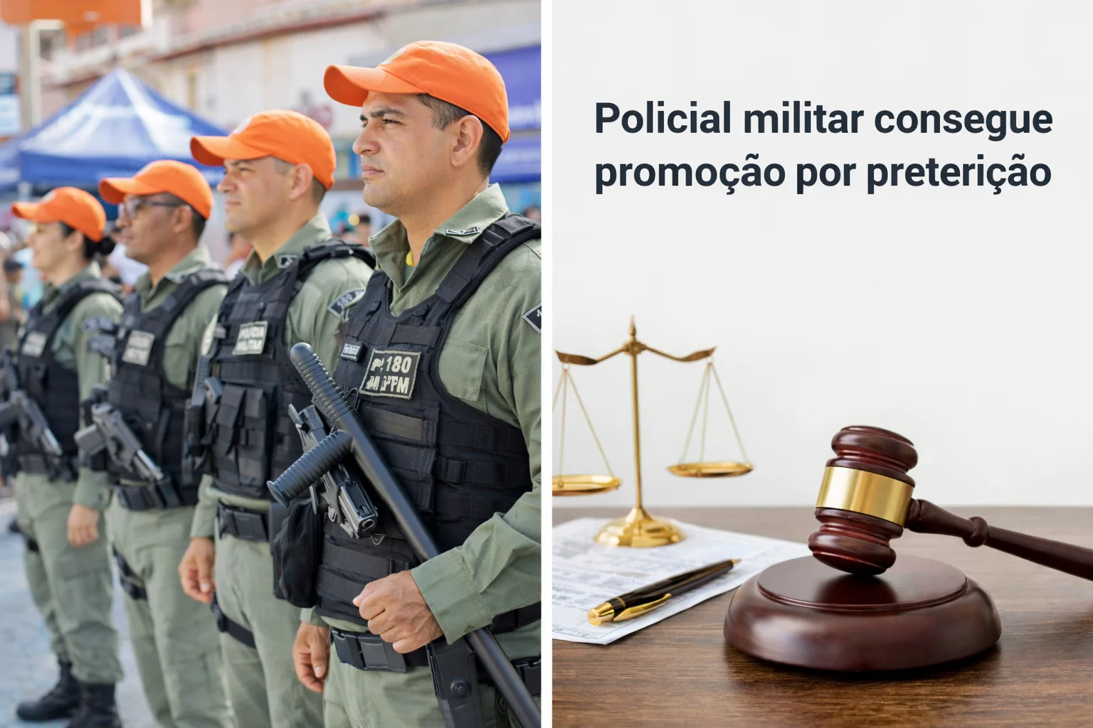 Policial militar consegue promoção