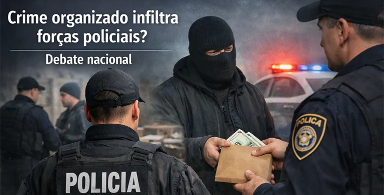 Crime organizado infiltra forças policiais Debate nacional