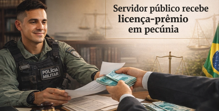 Servidor público recebe licença prêmio
