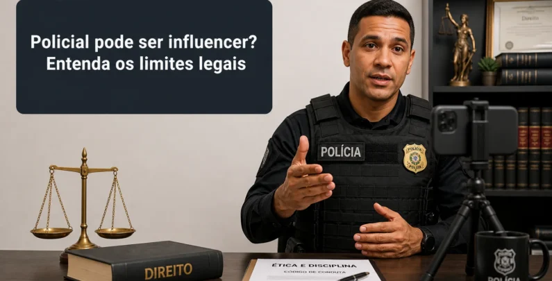 Policial pode ser influencer
