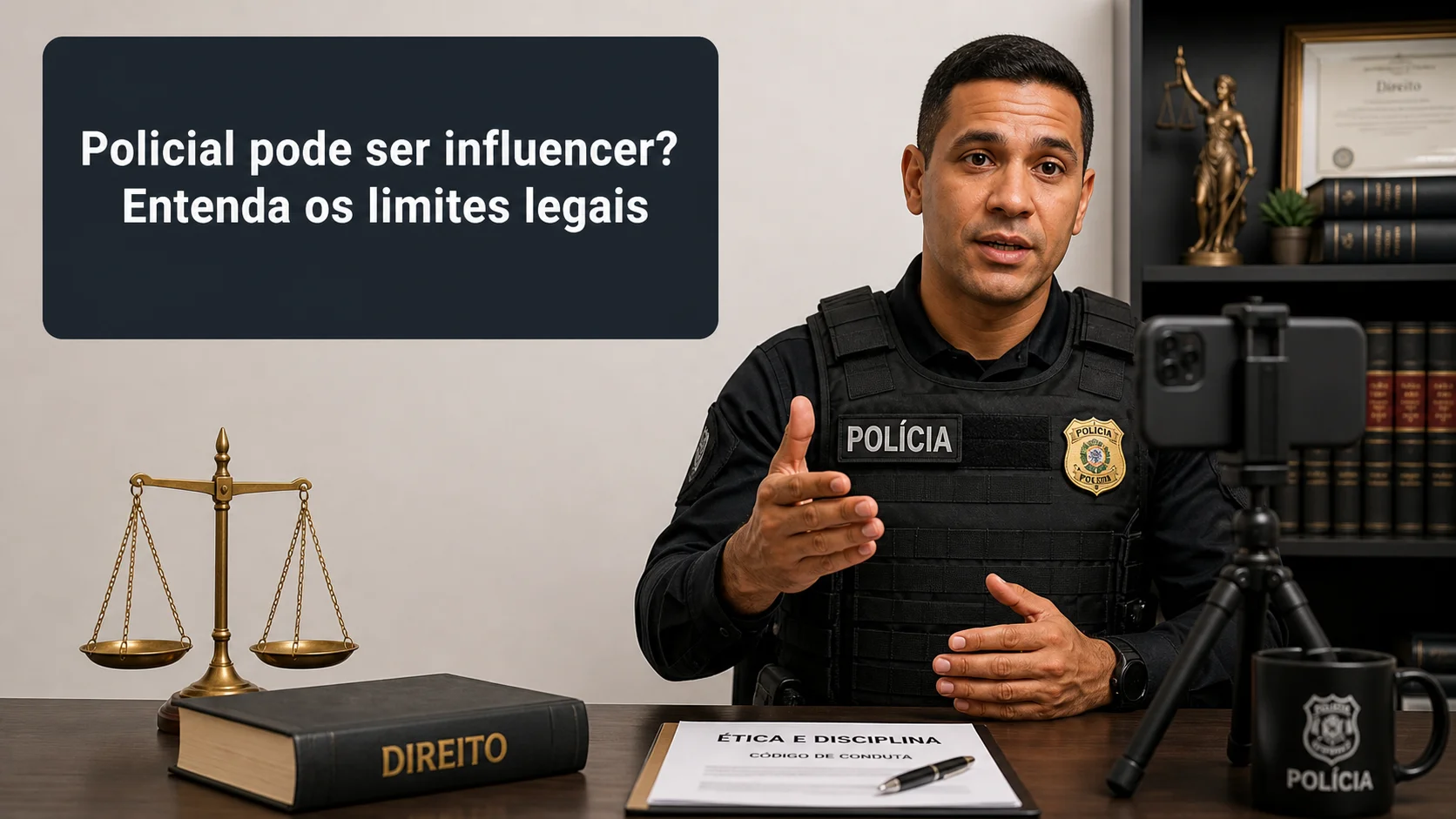 Policial pode ser influencer